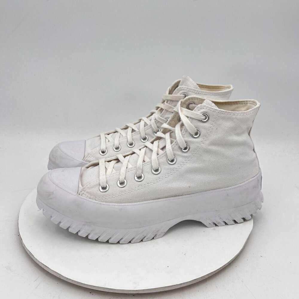 Converse Chuck Taylor All Star Lugged 2.0 High Men Size 9.5 A00871C White Shoes